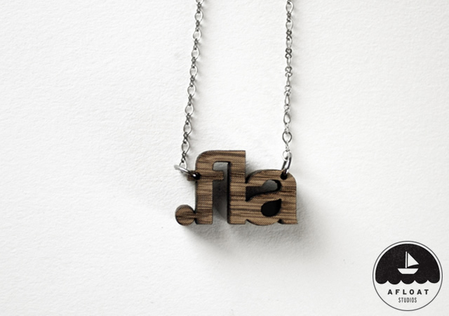 1o30 File Extension Necklaces by Afloat
