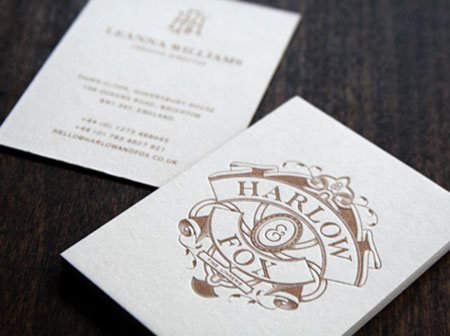heraldry business card designs