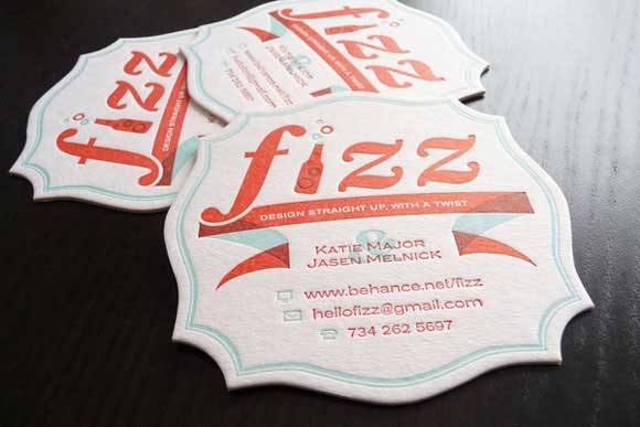 fizz business card designs