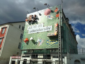 IKEA 3d billboard copenhagen denmark