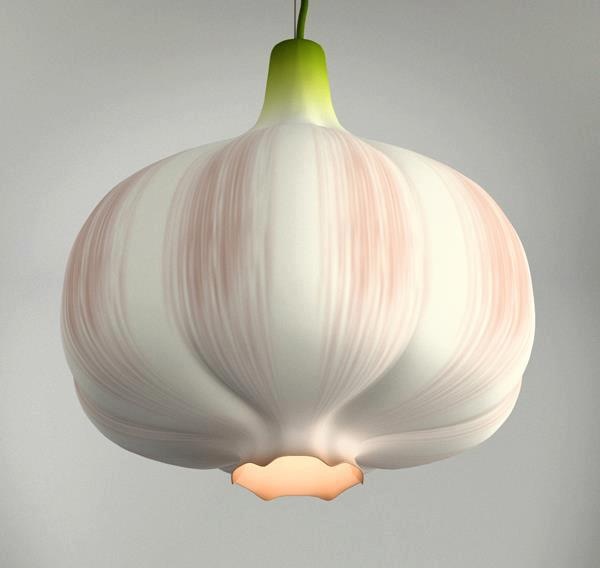 Garlic lamp to light up your life and keep away the vampires