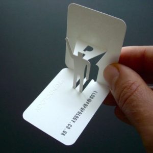 Business Card Inspiration - Foldable, Cutout's or Origami design